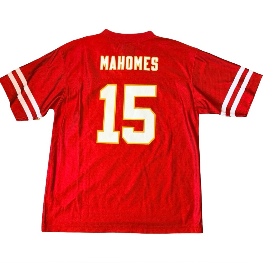 Kansas City Chiefs Mahomes #15 Red Jersey Youth L (14–16) Fits like Women’s XS